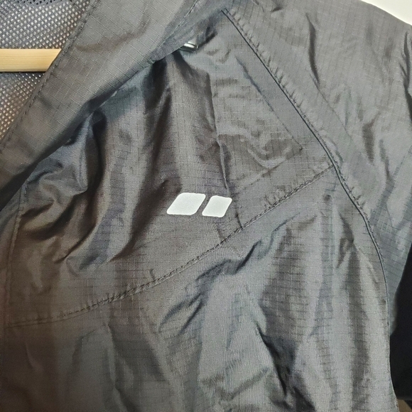 KOPPEN Small Windbreaker Black Hooded Full‎ zip Rain jacket - Picture 6 of 13